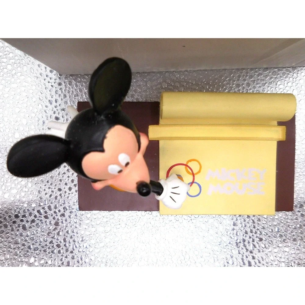 Disney Mickey Mouse Writing Scroll Figure Stand 5 1/2